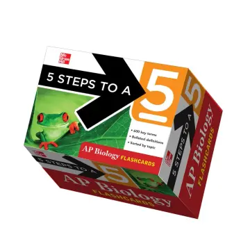 Cover of 5 Steps to a 5 AP Biology Flashcards