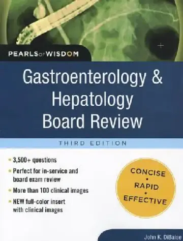 Cover of Gastroenterology and Hepatology Board Review