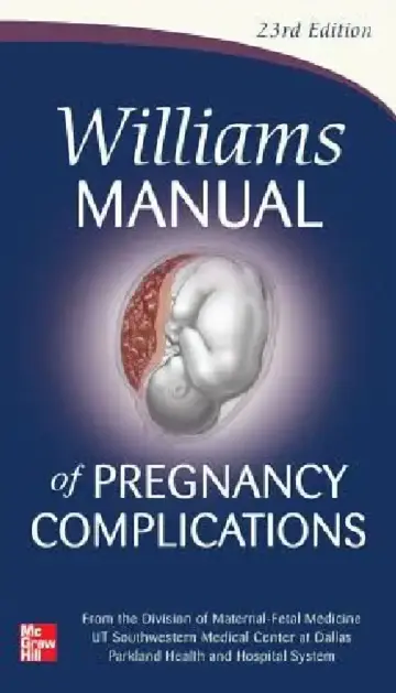 Cover of Williams Manual of Pregnancy Complications