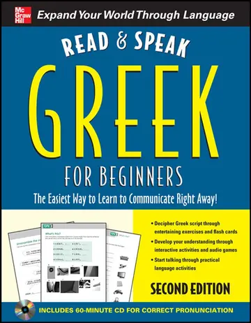 Cover of Read and Speak Greek for Beginners with Audio CD, 2nd Edition