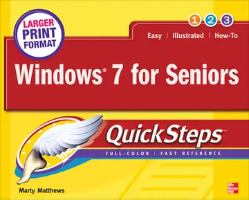 Cover of Windows 7 for Seniors Quicksteps