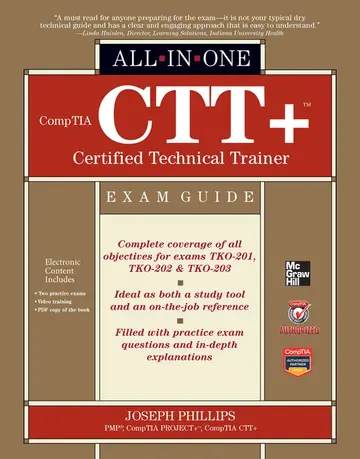 Cover of CompTIA CTT+ Certified Technical Trainer All-in-One Exam Guide