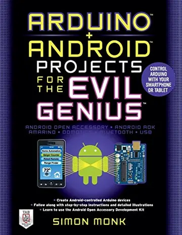Cover of Arduino + Android Projects for the Evil Genius