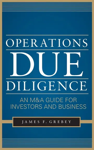 Cover of Operations Due Diligence
