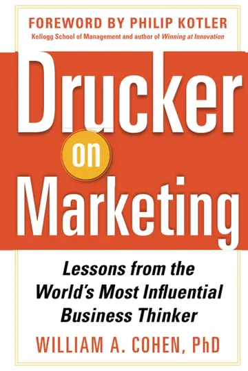 Cover of Drucker on Marketing