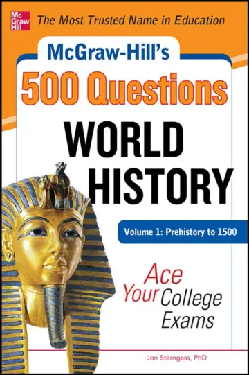 Cover of McGraw-Hill's 500 World History Questions