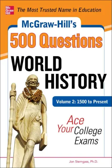 Cover of McGraw-Hill's 500 World History Questions