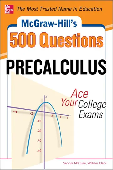 Cover of McGraw-Hill's 500 College Precalculus Questions