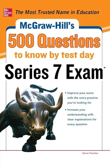 Cover of McGraw-Hill's 500 Series 7 Exam Questions to Know by Test Day