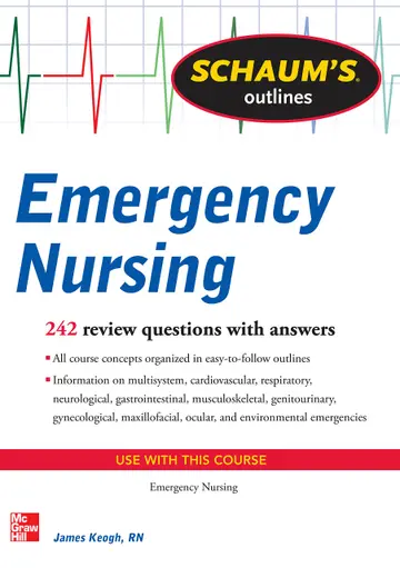 Cover of Schaum's Outline of Emergency Nursing