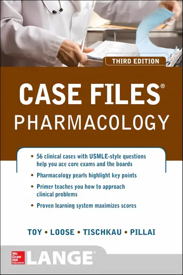 Cover of Case files. pharmacology Third edition