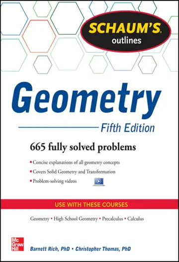 Cover of Schaums Outline of Geometry 5/E