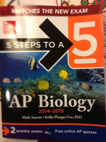 Cover of 5 Steps to a 5 AP Biology, 2014-2015 Edition