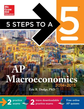 Cover of 5 Steps to a 5 AP Macroeconomics, 2014-2015 Edition