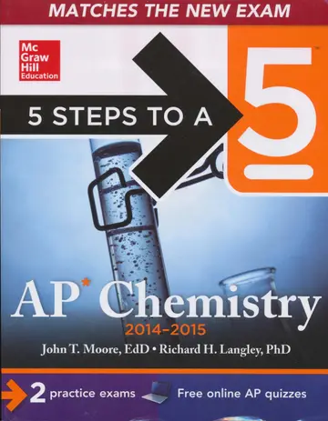 Cover of 5 Steps to a 5 AP Chemistry, 2014-2015 Edition