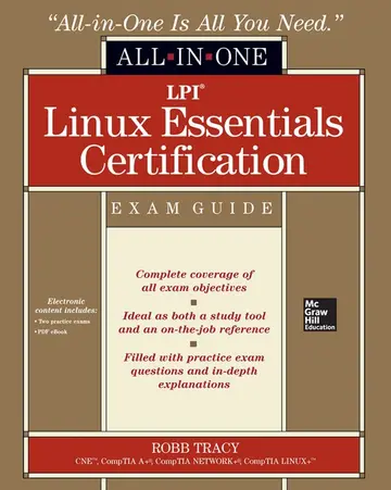 Cover of LPI Linux Essentials Certification Exam Guide
