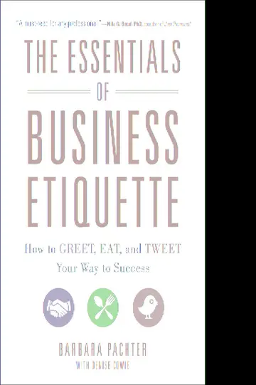 Cover of The Essentials of Business Etiquette