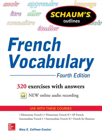 Cover of Schaum's Outlines French Vocabulary