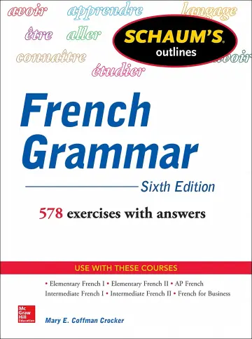 Cover of Schaum's Outlines of French Grammar