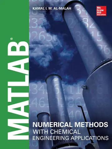 Cover of MATLAB Numerical Methods with Chemical Engineering Applications