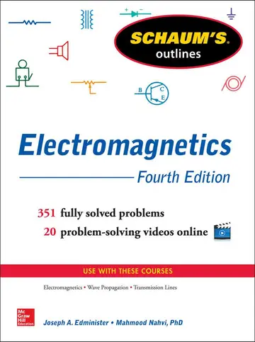 Cover of Schaum's Outline of Electromagnetics