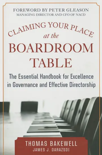 Cover of Claiming Your Place at the Boardroom Table