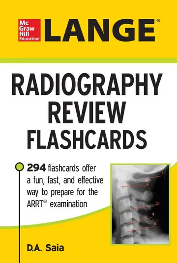 Cover of Lange Radiography Review Flashcards