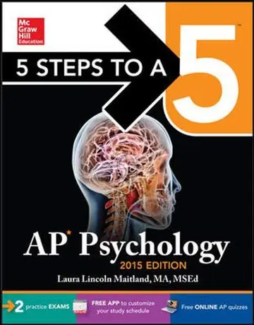Cover of 5 Steps to a 5 AP Psychology, 2015 Edition