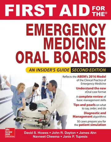 Cover of First Aid for the Emergency Medicine Oral Boards, Second Edition