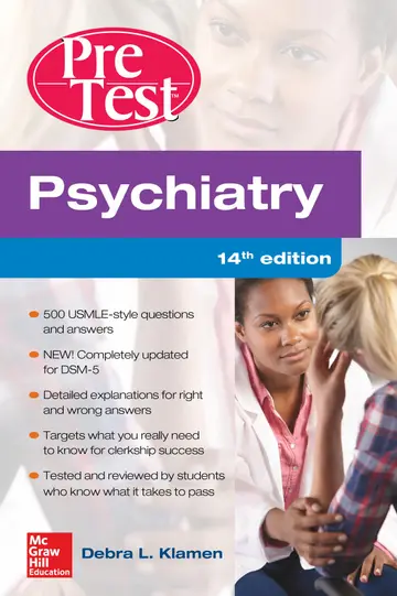 Cover of Psychiatry Pretest Self-Assessment and Review
