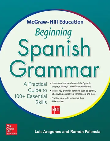 Cover of McGraw-Hill Education Beginning Spanish Grammar