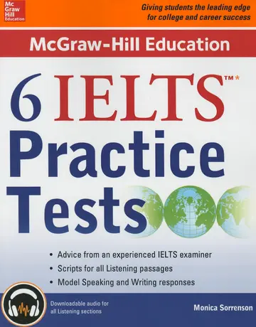 Cover of McGraw-Hill Education 6 Ielts Practice Tests with Audio