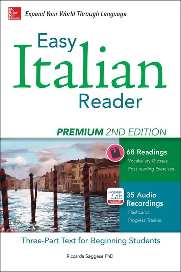 Cover of Easy Italian Reader, Premium