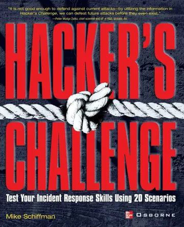 Cover of Hacker's Challenge