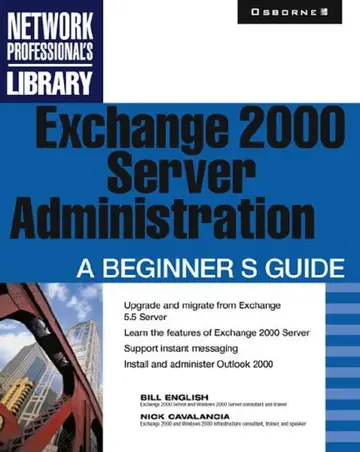 Cover of Exchange 2000 Server Administration