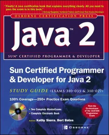 Cover of Sun Certified Programmer & Developer for Java 2 Study Guide (Exam 310-035 & 310-027)