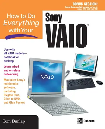Cover of How to Do Everything with Your Sony Vaio