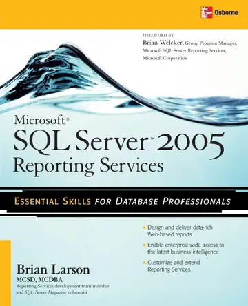 Cover of Microsoft SQL Server 2005 Reporting Services