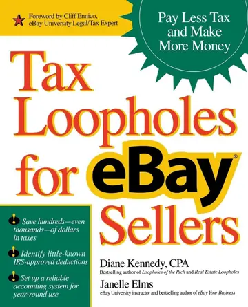Cover of Tax Loopholes for Ebay Sellers