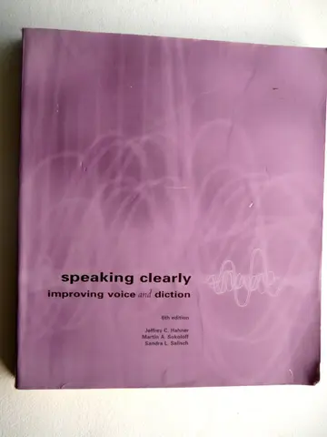 Cover of Speaking Clearly