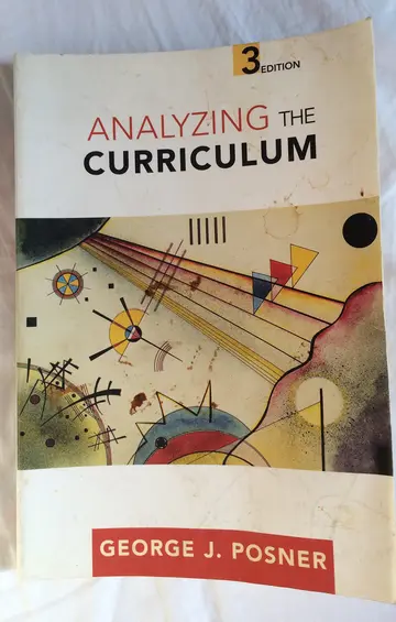 Cover of Analyzing the Curriculum