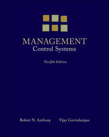 Cover of Management Control Systems