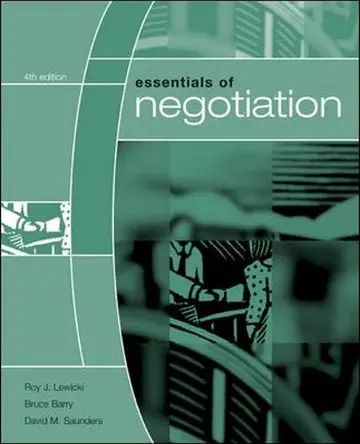 Cover of Essentials of Negotiation
