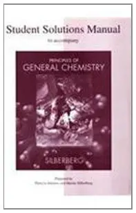 Cover of Student Solutions Manual to Accompany Principles of General Chemistry
