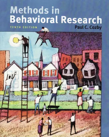 Cover of Methods in Behavioral Research