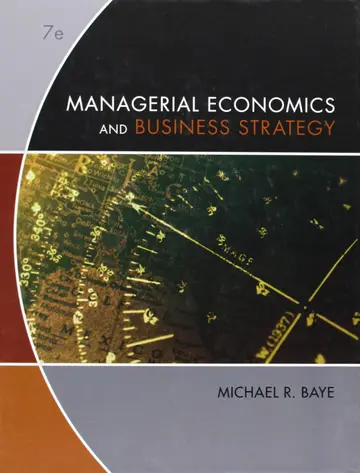 Cover of Managerial Economics & Business Strategy