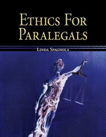 Cover of Ethics for Paralegals