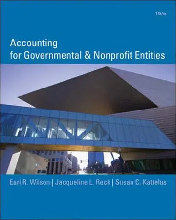 Cover of Accounting for Governmental and Nonprofit Entities