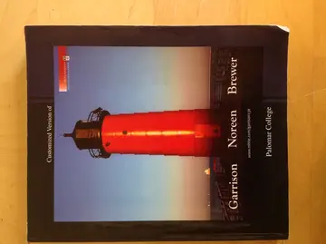Cover of Managerial Accounting