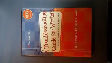 Cover of A Troubleshooting Guide for Writers